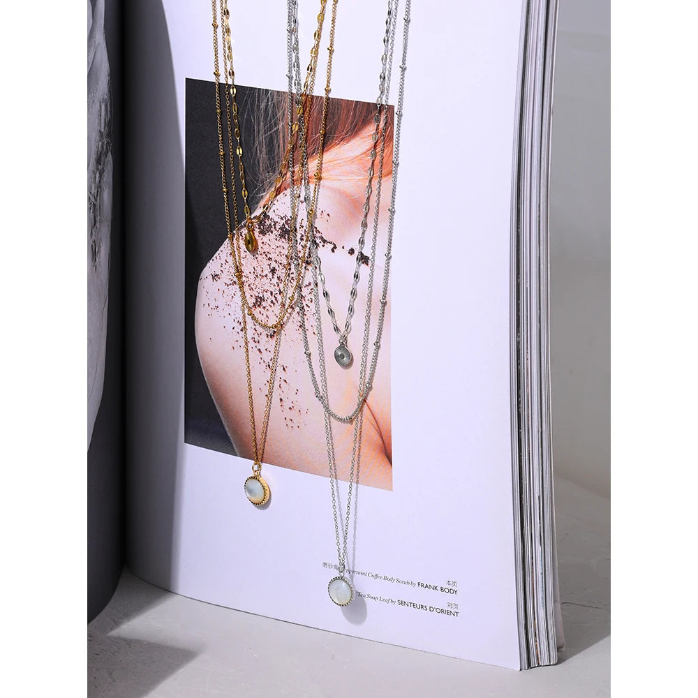 Solstice Crest Necklace - Cardi Bella