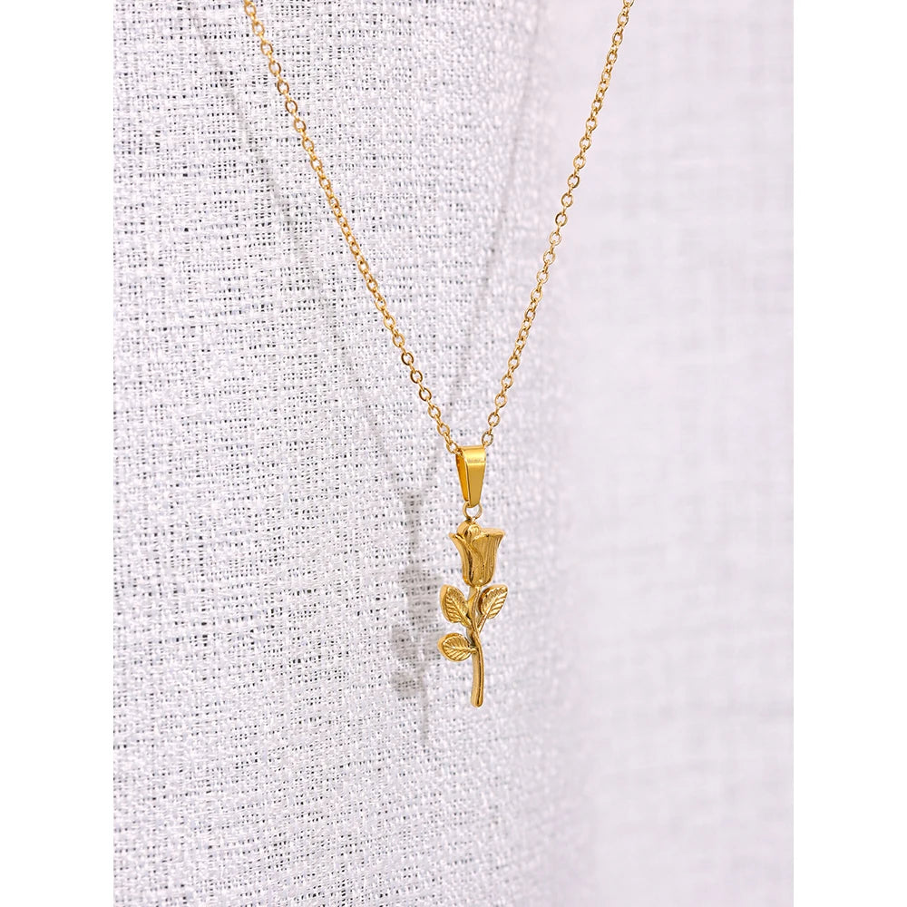 The Golden Bloom Pendant - Cardi Bella