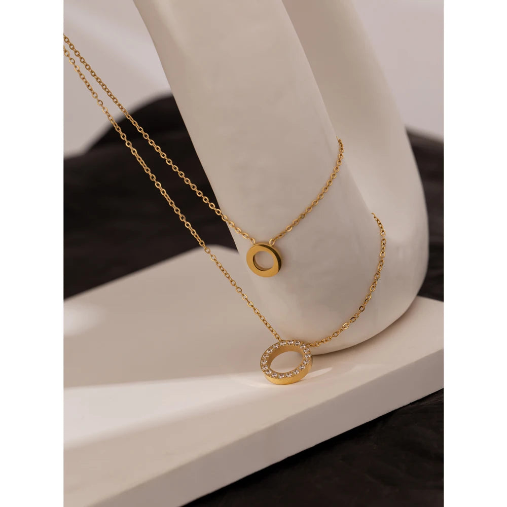 Circolo Duo Necklace - Cardi Bella