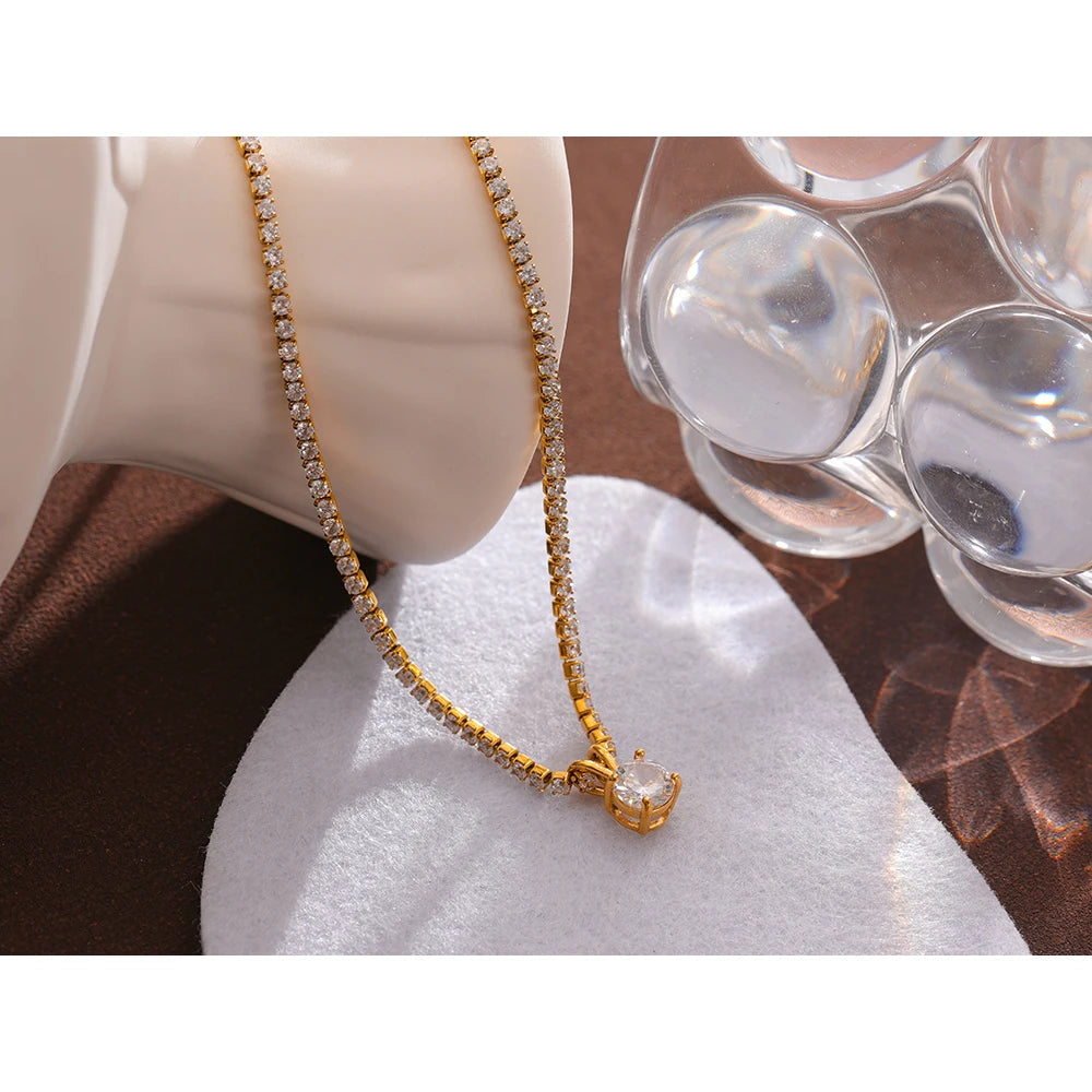 Amore Luce Necklace & Bracelet Set - Cardi Bella