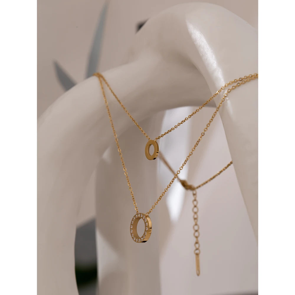 Circolo Duo Necklace - Cardi Bella
