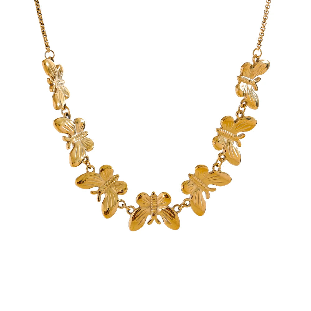 Butterfly Charm Chain - Cardi Bella