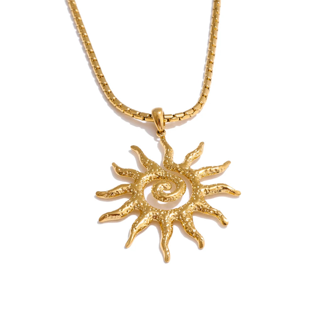 Flare Del Sol Necklace & Earrings Set - Cardi Bella