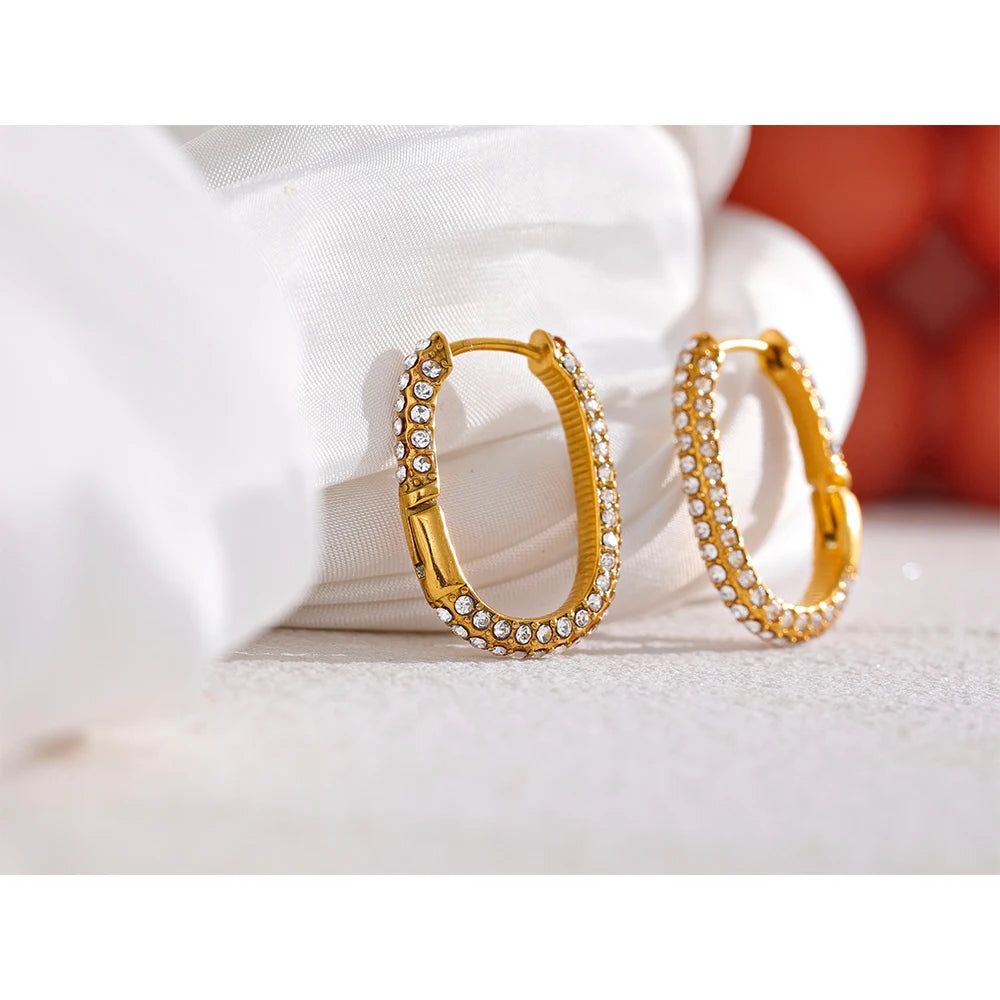 Luzia Oval Hoops - Cardi Bella