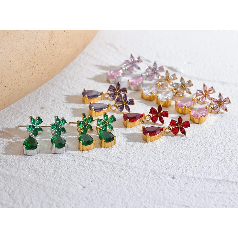 Orquídea Divina Earrings - Cardi Bella