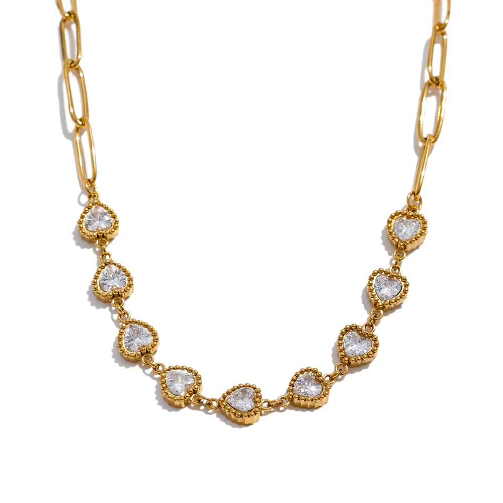 Corazón Encantado Necklace - Cardi Bella