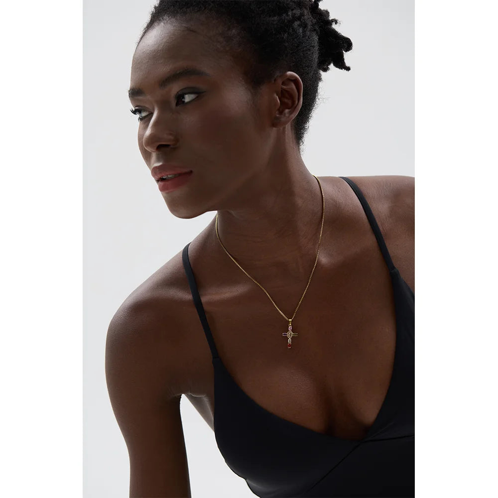 Cruz Divina Necklace - Cardi Bella
