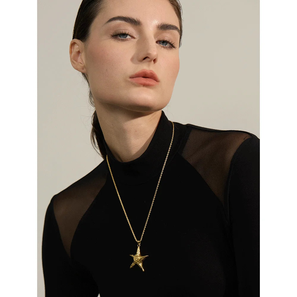 Beach Trip Star Fish Pendant - Cardi Bella