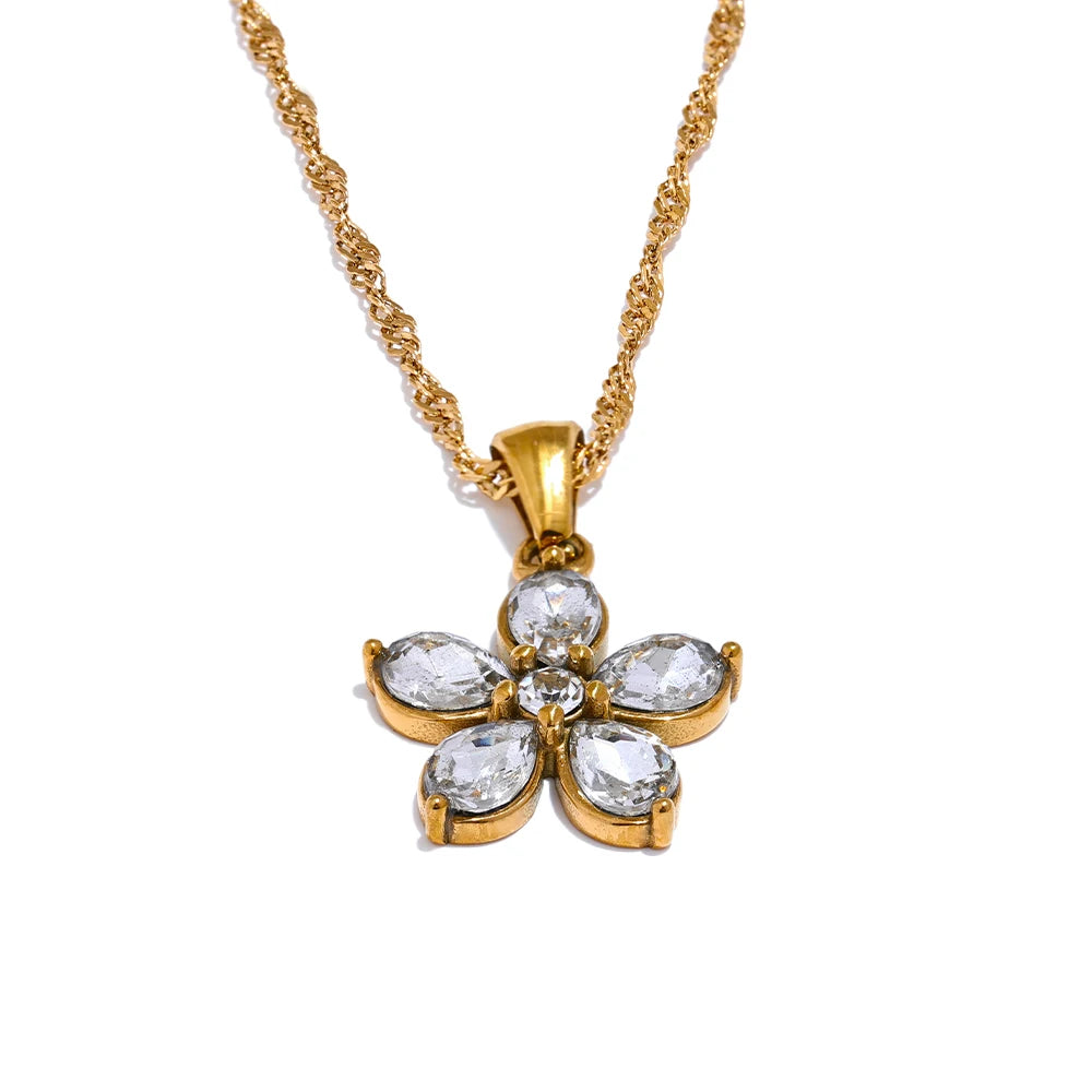 Fiorella Pendant Necklace - Cardi Bella