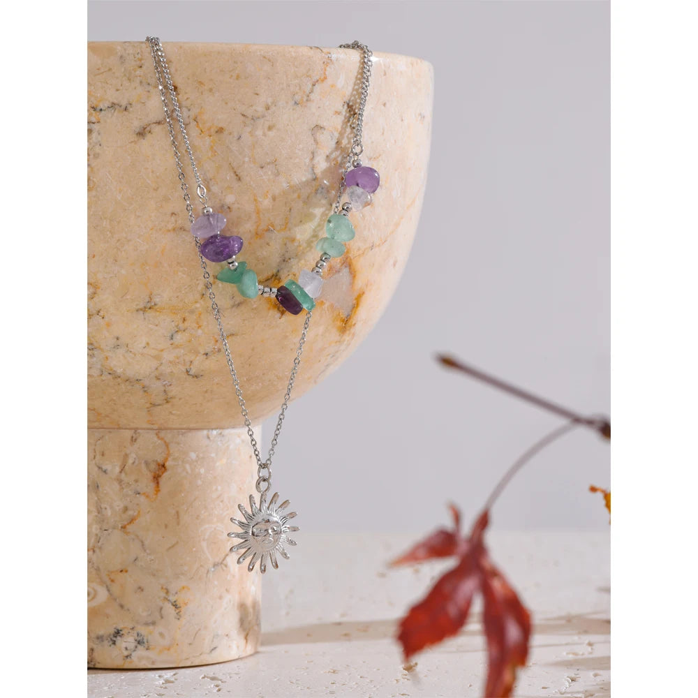 Solar Essence Necklace - Cardi Bella