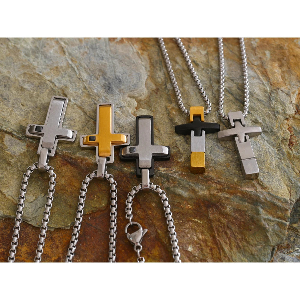 Faith & Strength Cross Necklace Collection - Cardi Bella