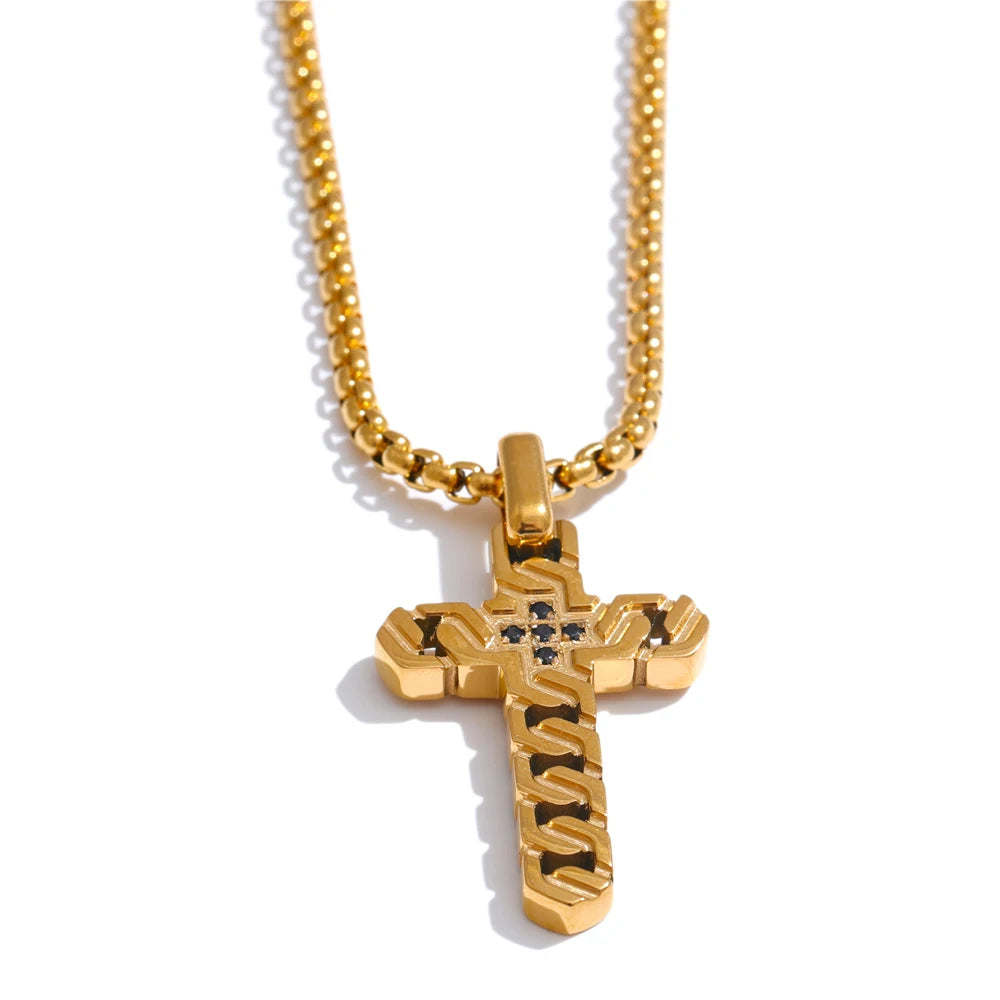Faith & Strength Cross Necklace Collection - Cardi Bella