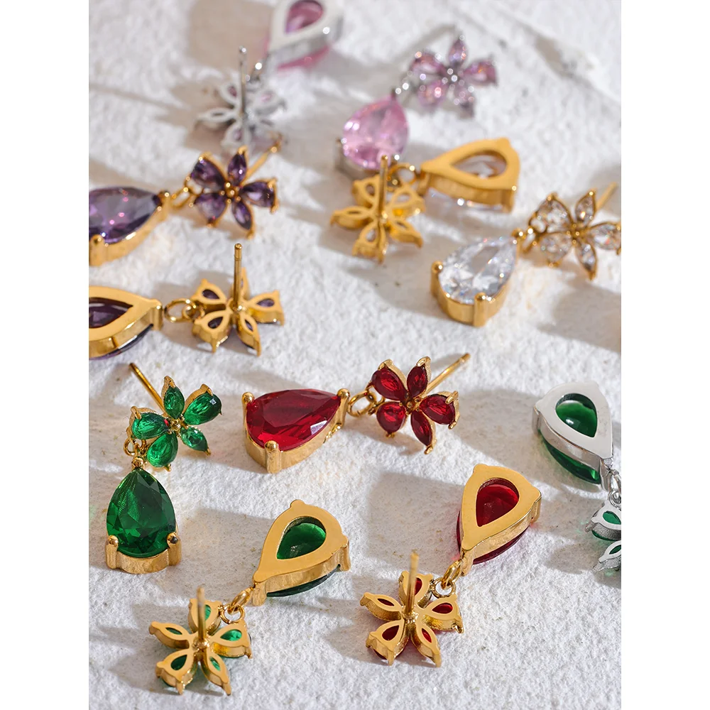 Orquídea Divina Earrings - Cardi Bella