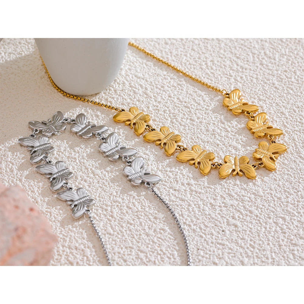 Butterfly Charm Chain - Cardi Bella