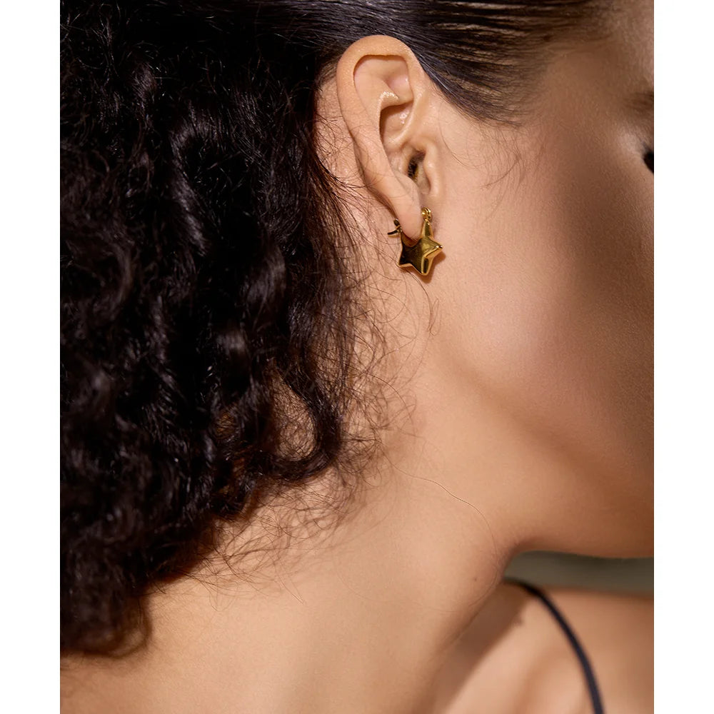 Lucero Star Hoops
