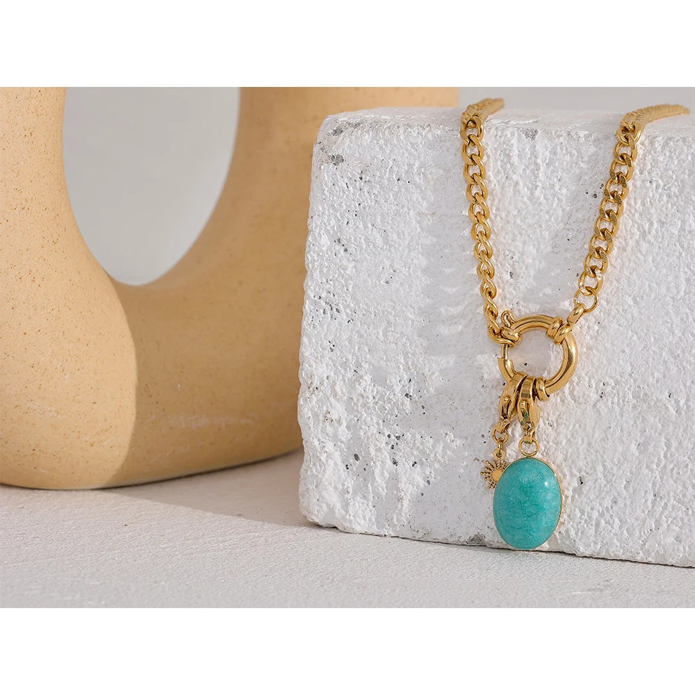 Laguna Charm Necklace - Cardi Bella