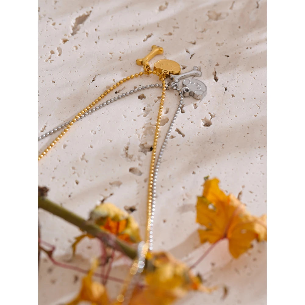 Pawfect Charm Necklace - Cardi Bella