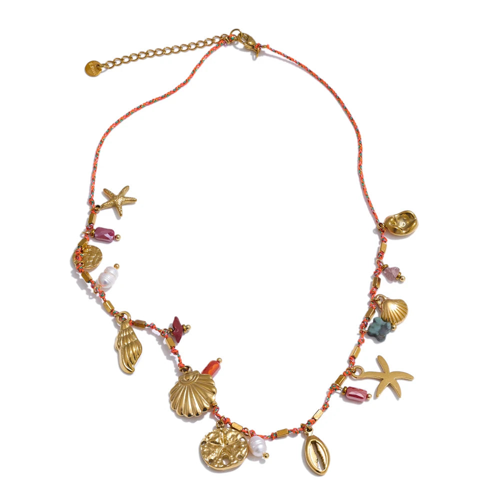 Seaside Treasures Necklace - Cardi Bella