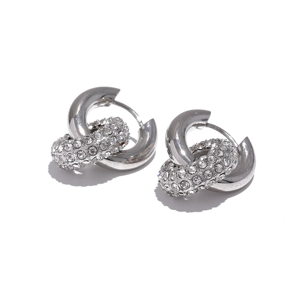 Nudo Brillante Earrings - Cardi Bella