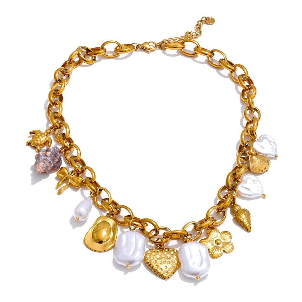 Ocean Royale Necklace - Cardi Bella