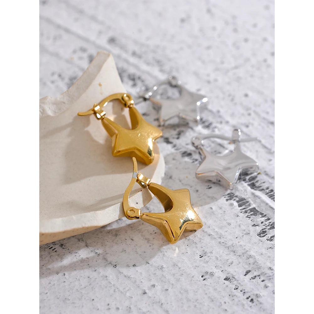 Lucero Star Hoops