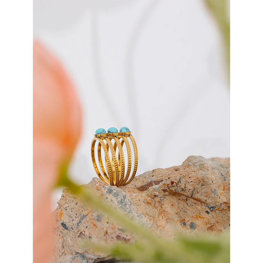 Aqua Serenata Ring