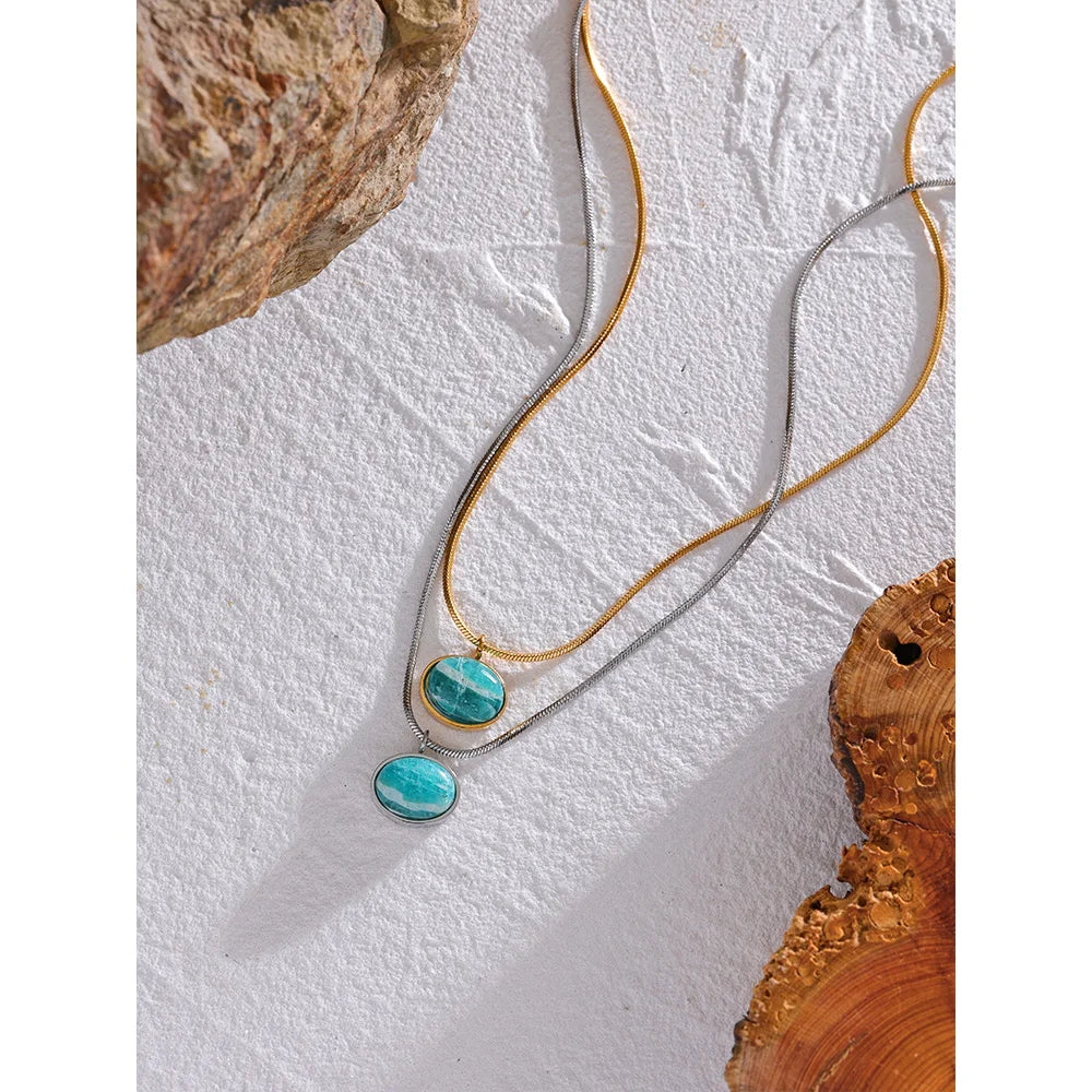 Mar Azul Necklace - Cardi Bella