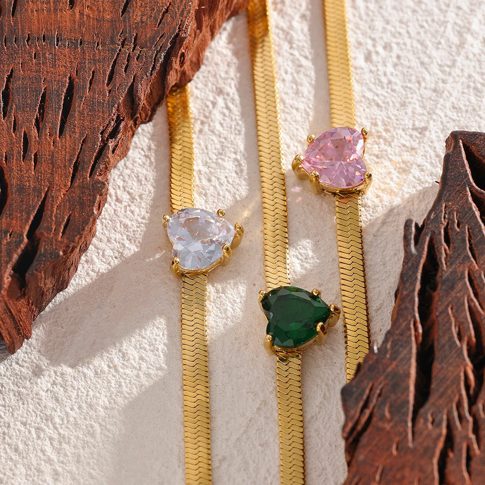 Corazón Serpenteo Necklace - Cardi Bella