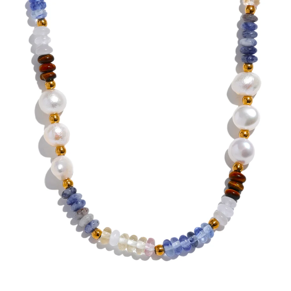 Azure Tide Necklace - Cardi Bella