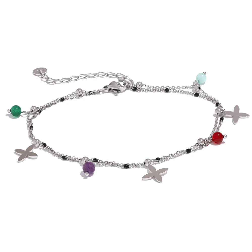 Mariposas de Luz Anklet - Cardi Bella
