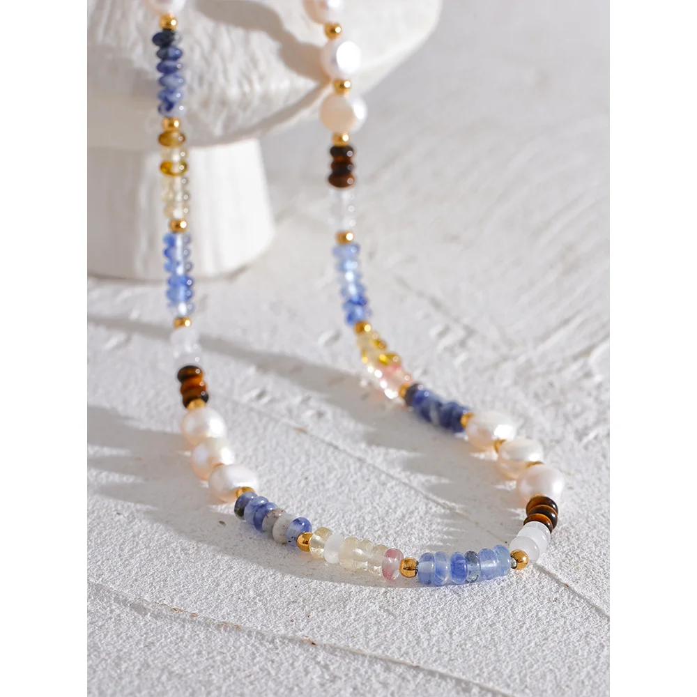 Azure Tide Necklace - Cardi Bella