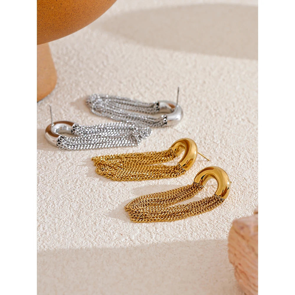 Encadenadas Earrings - Cardi Bella