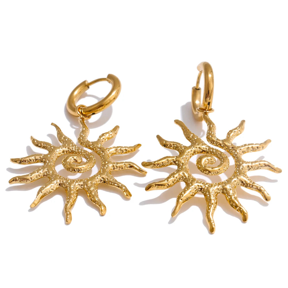 Flare Del Sol Necklace & Earrings Set - Cardi Bella