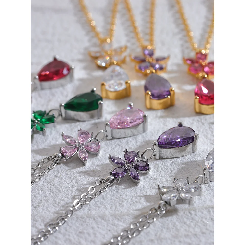 Flor del Cielo Necklace - Cardi Bella