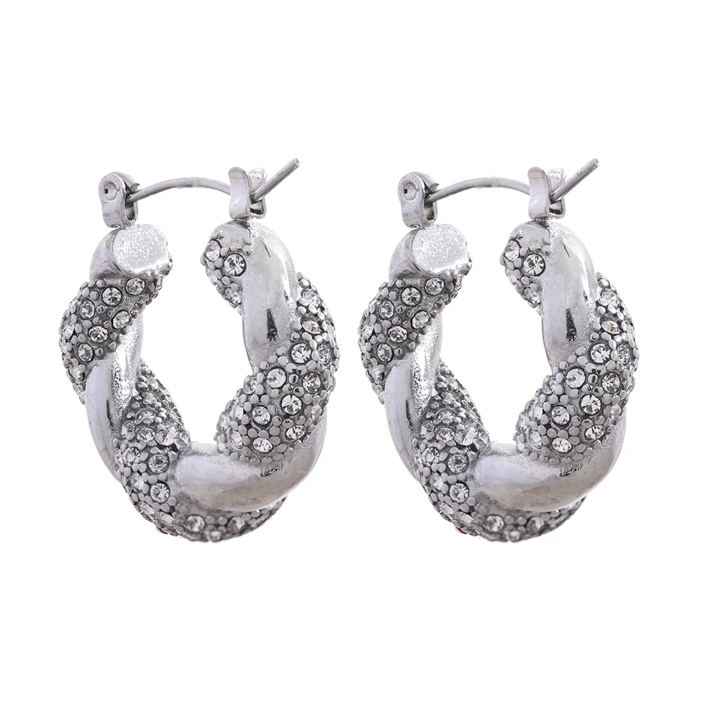 Orelia Twisted Hoops - Cardi Bella