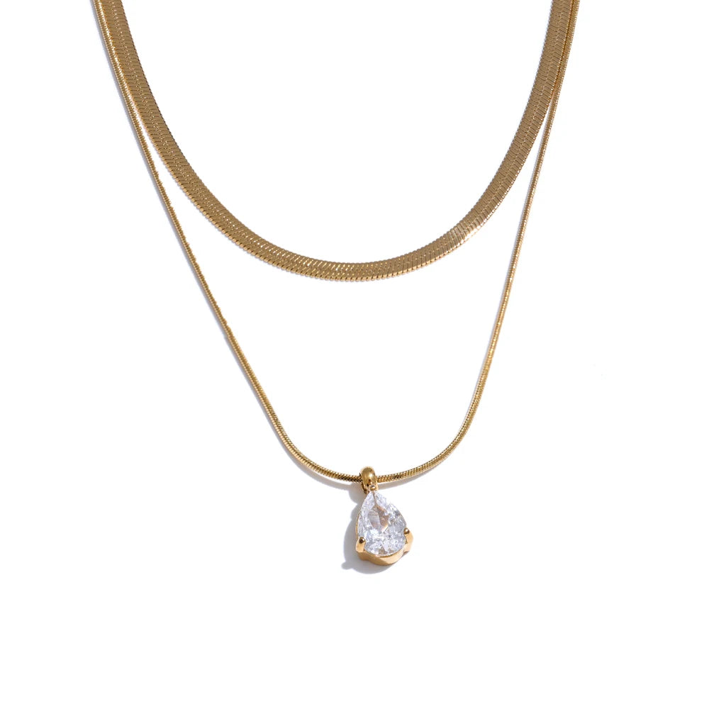 Lustrous Layers Necklace - Cardi Bella
