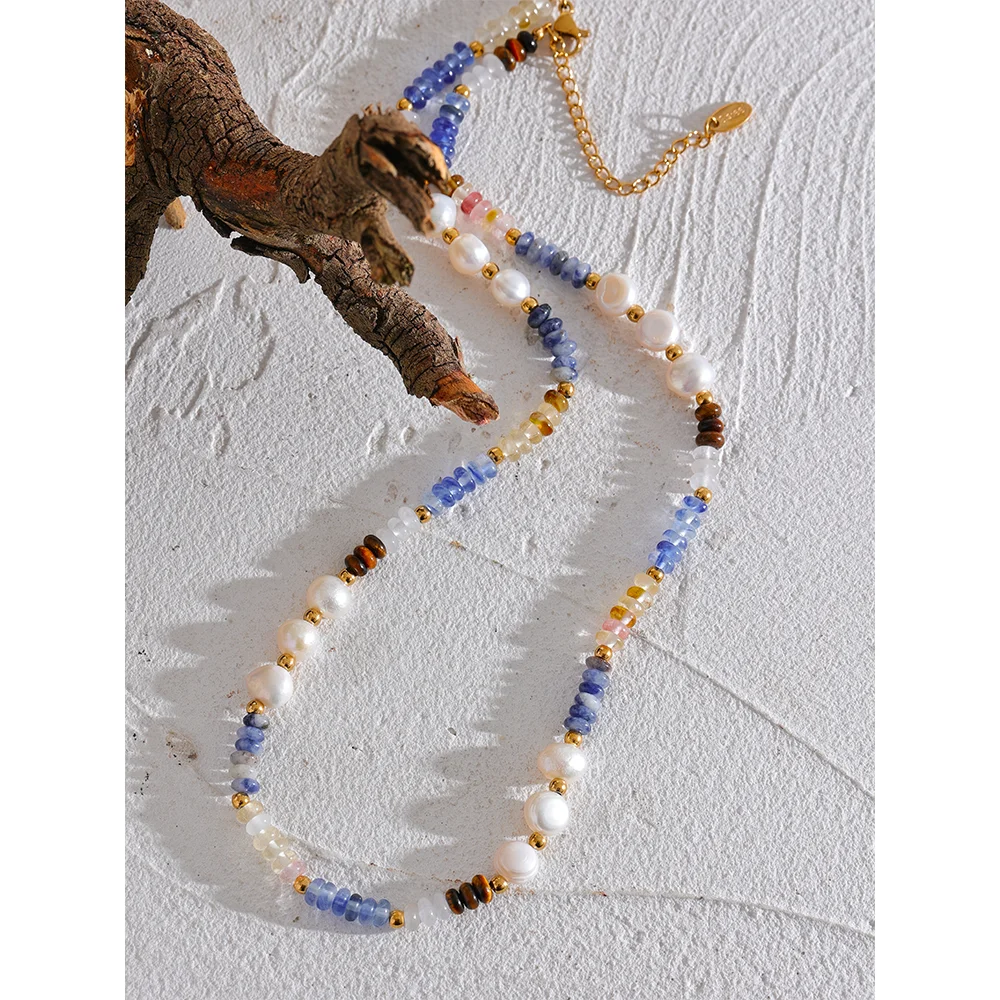 Azure Tide Necklace - Cardi Bella