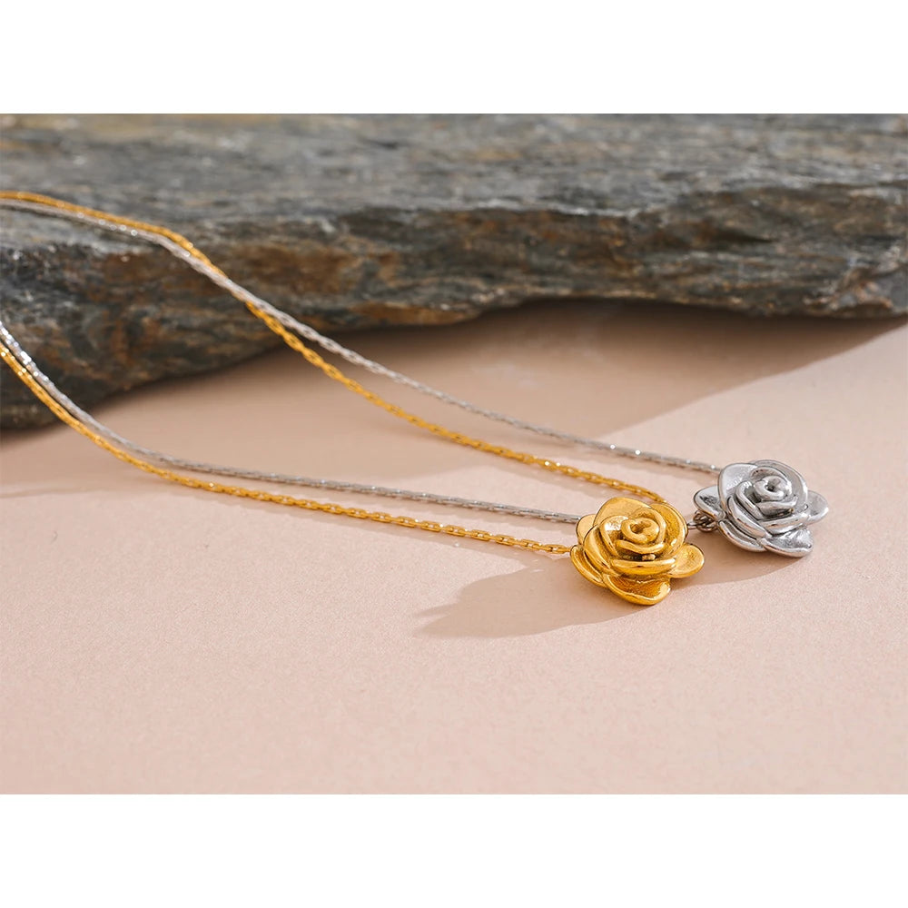 Bella's Rose Pendant - Cardi Bella