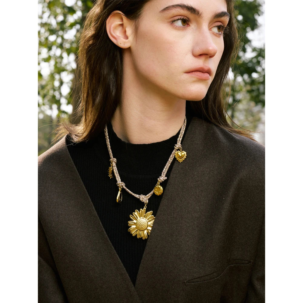 Flor Del Sol Necklace - Cardi Bella