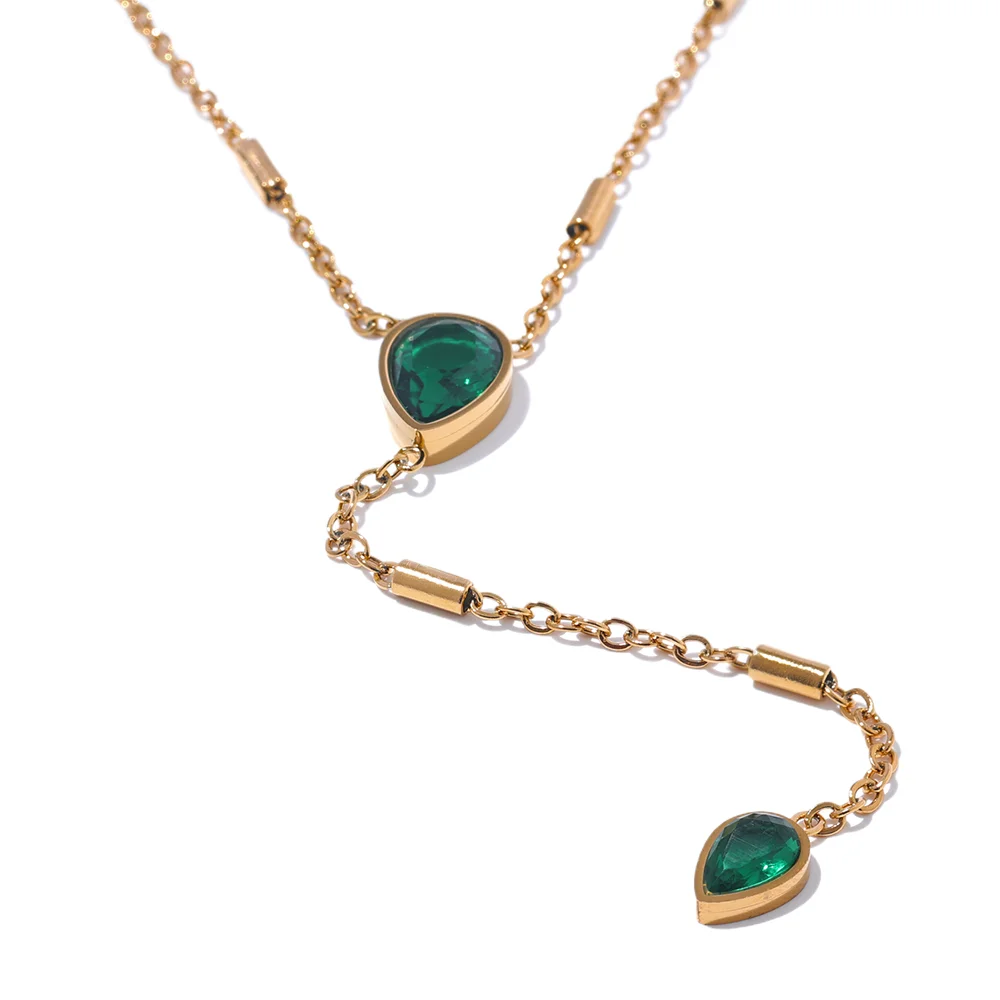 Luce Pavé Necklace - Cardi Bella