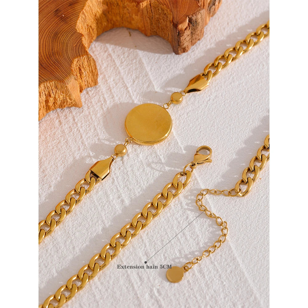 Vintage Coin Pendant Chain - Cardi Bella