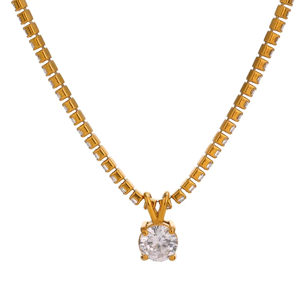 Amore Luce Necklace & Bracelet Set - Cardi Bella