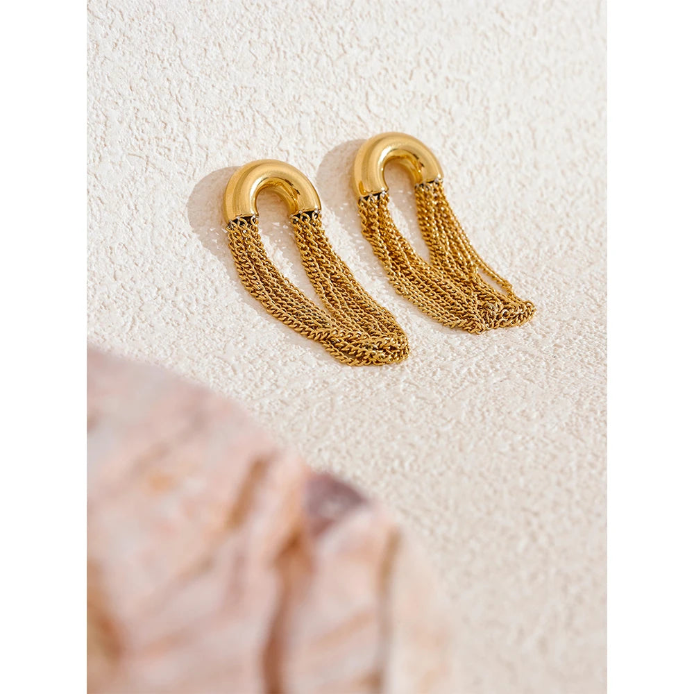Encadenadas Earrings - Cardi Bella