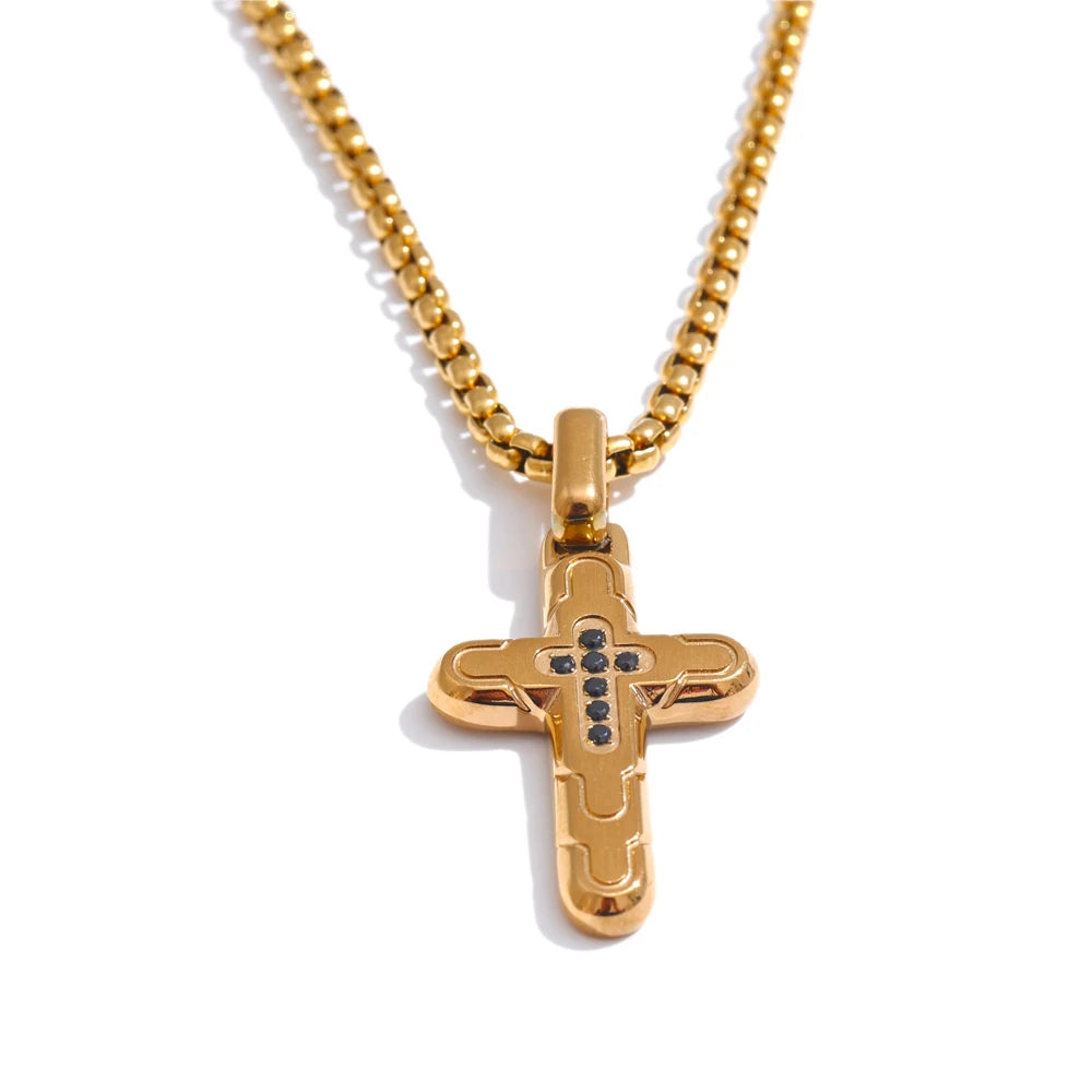 Faith & Strength Cross Necklace Collection - Cardi Bella