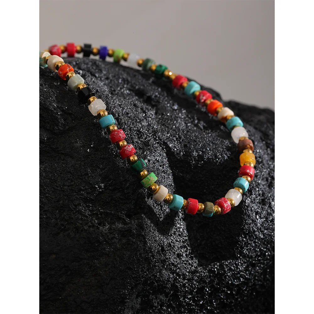 Sundaze Beaded Necklace - Cardi Bella