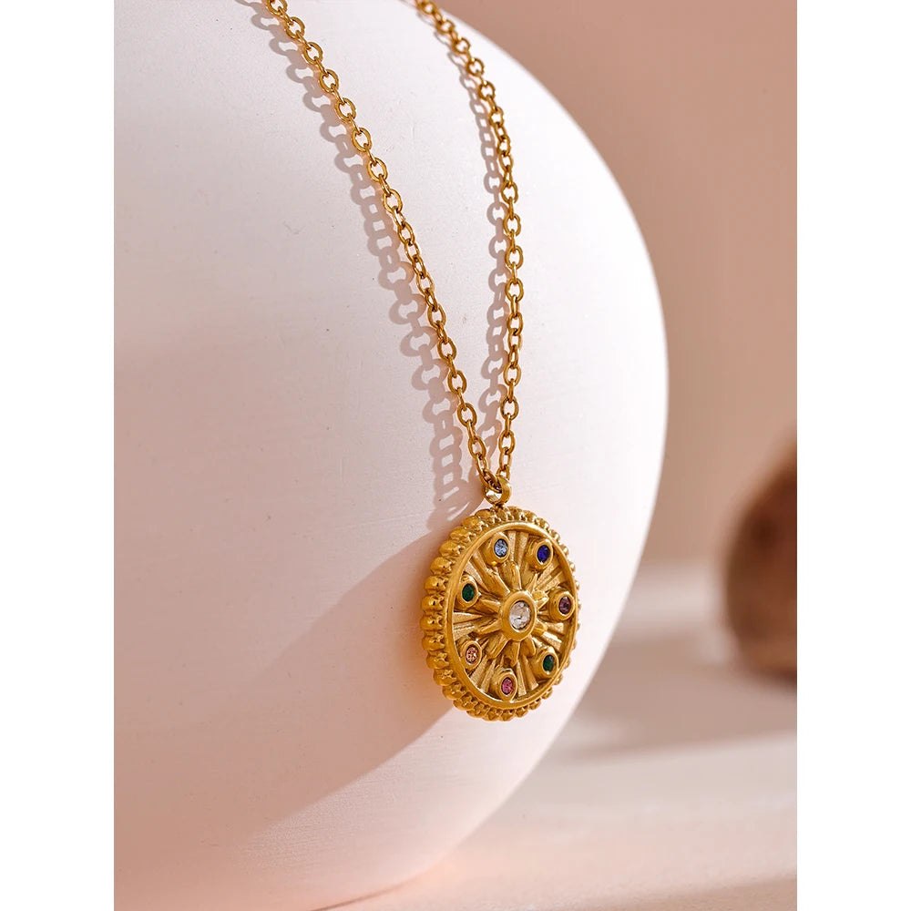 Sol de Vida Necklace - Cardi Bella