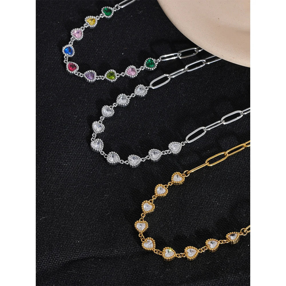 Corazón Encantado Necklace - Cardi Bella