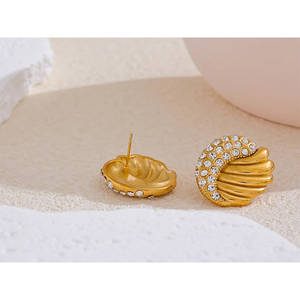 Ala Dorada Earrings - Cardi Bella
