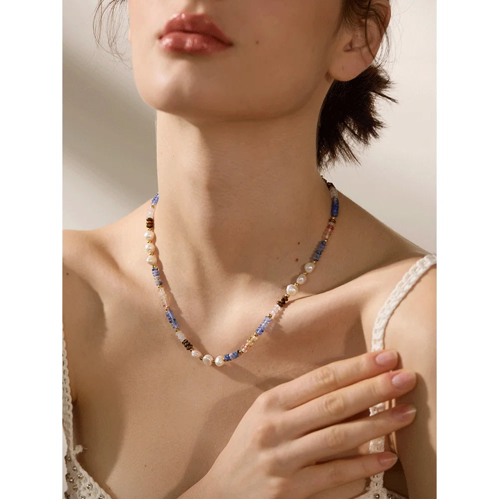 Azure Tide Necklace - Cardi Bella