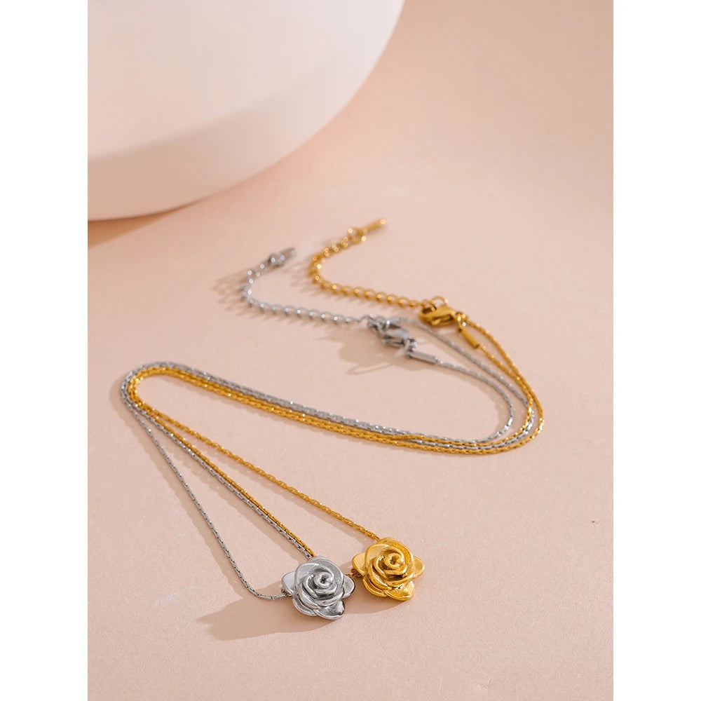 Bella's Rose Pendant - Cardi Bella